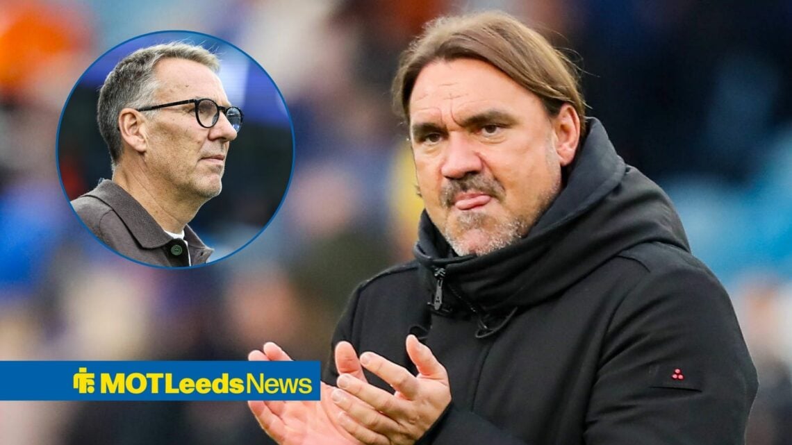 Paul Merson inset and Leeds boss Daniel Farke