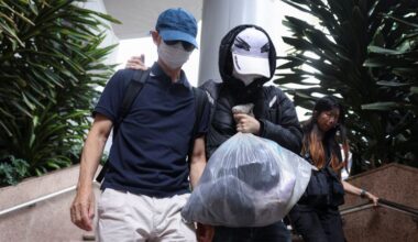 Hong Kong court jails father of US-based democracy activist under national security law