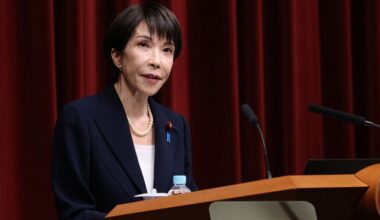 Japanese Prime Minister Takaichi’s party projected to secure large majority in snap election