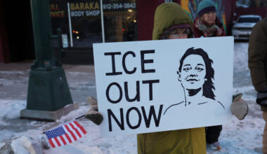 Demonstration against the presence of federal immigration agents in Minneapolis