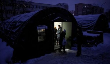 ‘We must get through the next few days’: Ukrainians face bitter cold without power