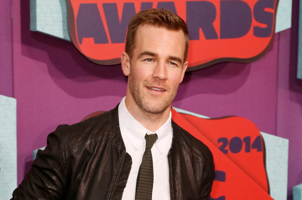 FILE PHOTO: Actor James Van Der Beek arrives at the 2014 CMT Music Awards in Nashville
