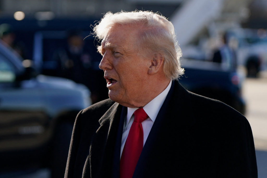 U.S. President Donald Trump visits Fort Bragg, North Carolina