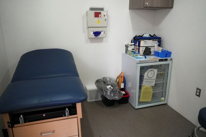 South Carolina administered nearly 17,000 measles-mumps-rubella vaccines in January, including in mobile health units like one shown here.