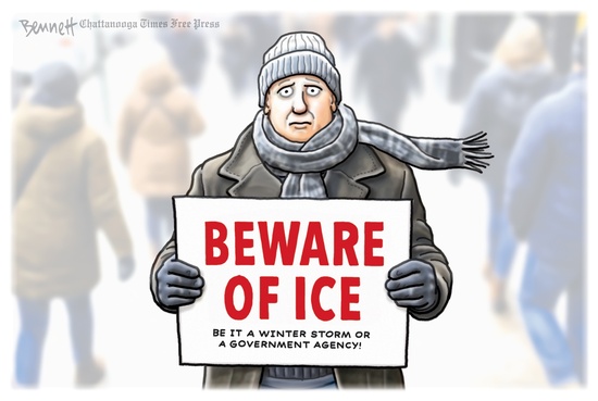 Cartoon by Clay Bennett
