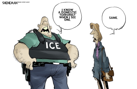 Cartoon by Drew Sheneman