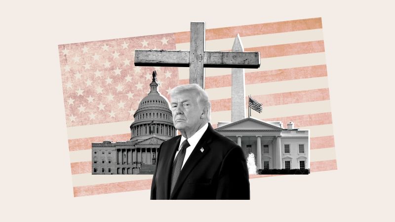 Trump has chipped away at the long-standing wall between church and state. It’s just the beginning