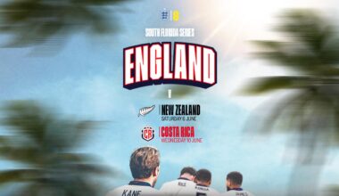 England to play New Zealand and Costa Rica in USA