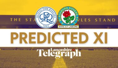 Blackburn Rovers predicted team with changes for QPR