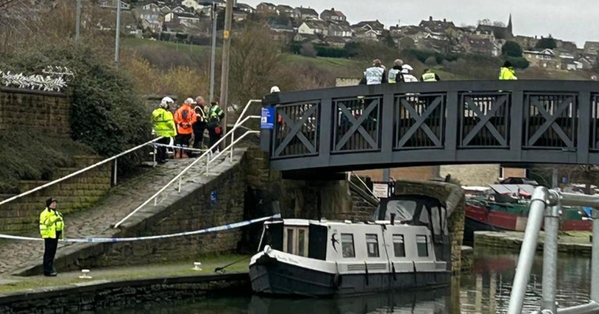 Police update after man climbed pylon in Brighouse