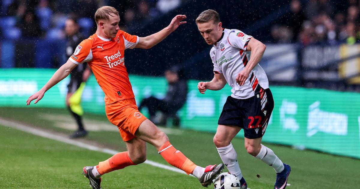 Bolton Wanderers 2-2 Blackpool - Full time match report