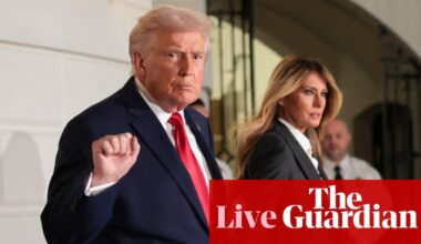 State of the Union address: Trump arrives at US Capitol as dozens of Democrats plan boycott – live updates | State of the Union address
