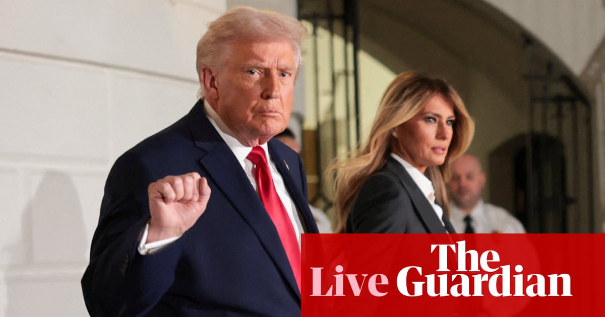 State of the Union address: Trump arrives at US Capitol as dozens of Democrats plan boycott – live updates | State of the Union address