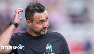 Marseille manager Roberto de Zerbi
