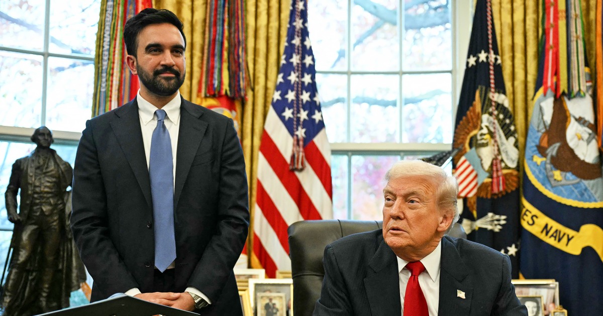 Zohran Mamdani meets with Trump for a second time at White House