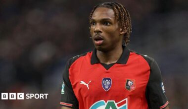 Jeremy Jacquet playing for Rennes