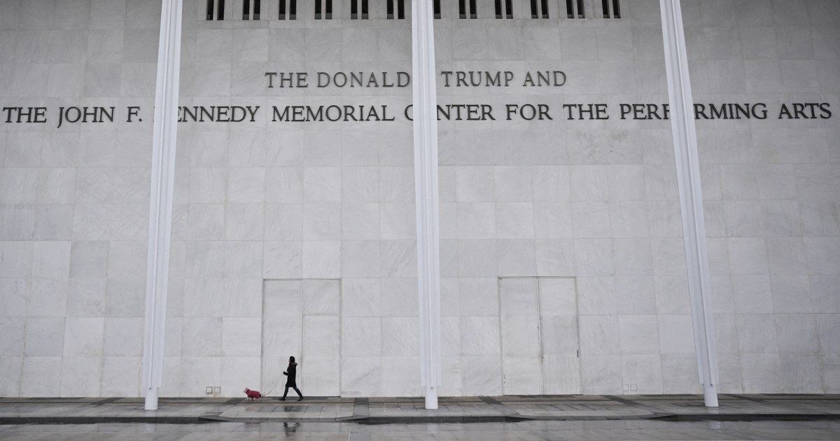 Trump says Kennedy Center will close for two years for renovations