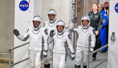 Four astronauts launch to space station after prior crew's early departure