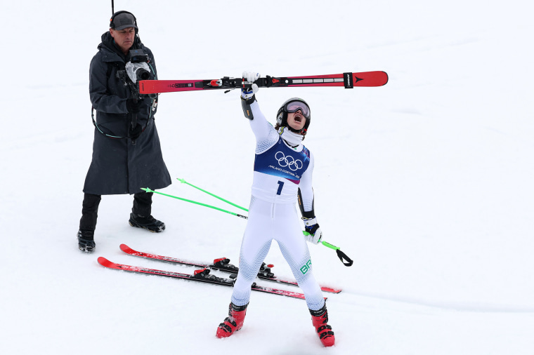 Image: Alpine Skiing - Milano Cortina 2026 Winter Olympics: Day 8