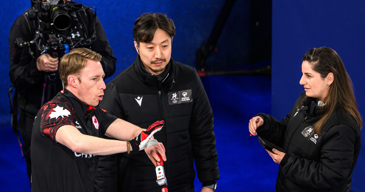 Canada and Sweden's curling teams swear at each other after a cheating accusation
