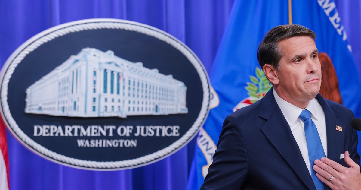 Deputy AG fires interim U.S. attorney succeeding Trump loyalist hours after appointment