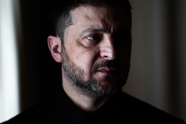 Ukrainian President Volodymyr Zelenskyy in Kyiv on Feb. 20, 2026.