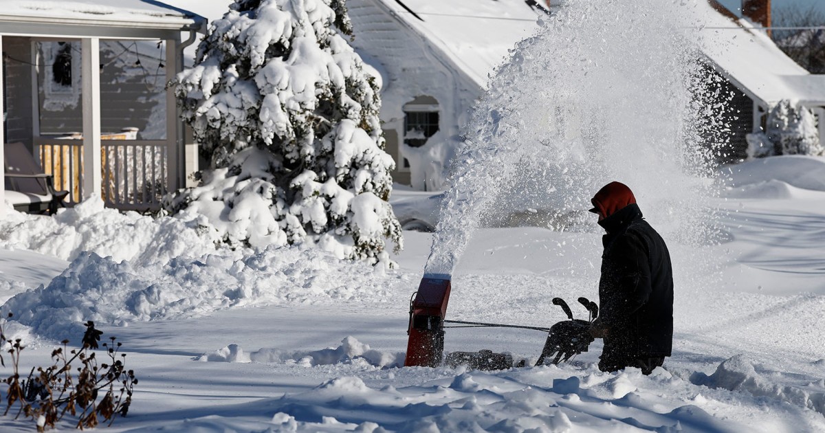 Northeast digs out from brutal storm that disrupted flights and canceled schools