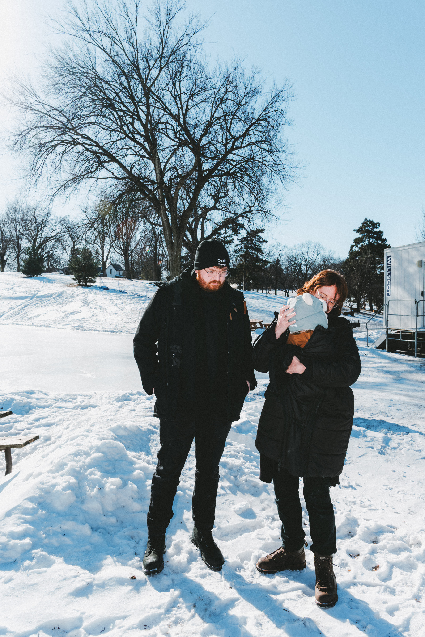 Beatrice Adler-Bolton (right) a Minneapolis resident and host of the leftist podcast Death Panel with her partner Artie Vierkant.