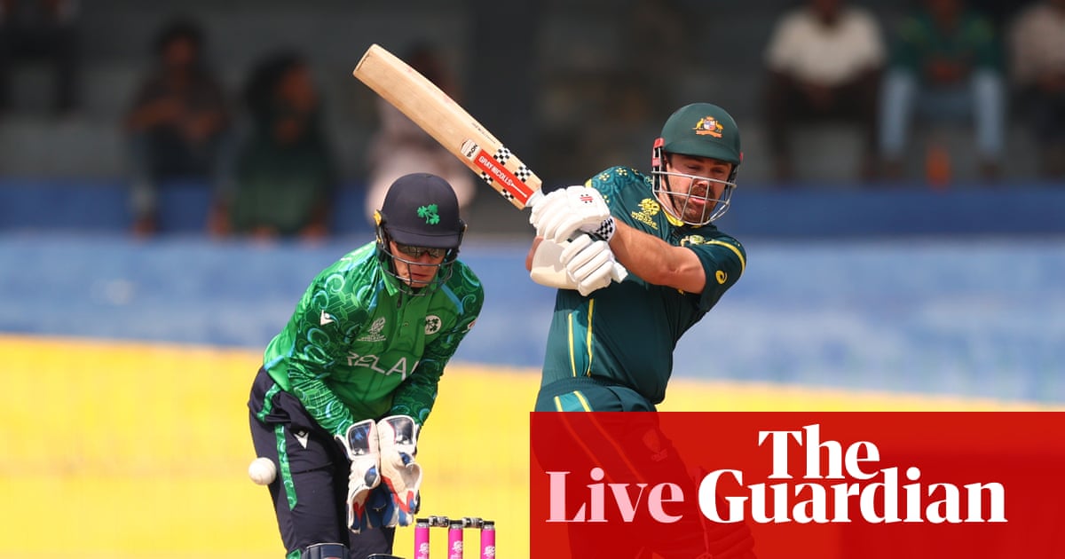 Australia v Ireland: T20 World Cup – live | T20 World Cup 2026