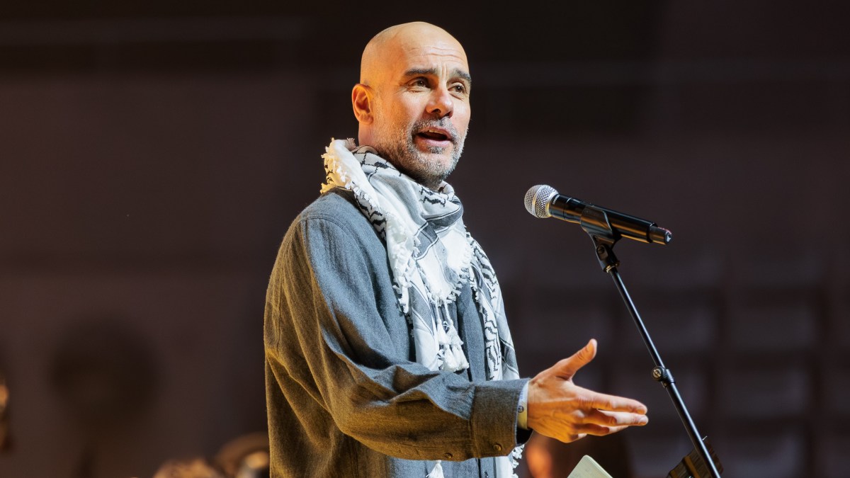 Pep Guardiola’s extraordinary address on Sudan, ICE and Man City’s spending