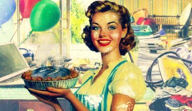 Feminists look away. Domesticity has become a luxury