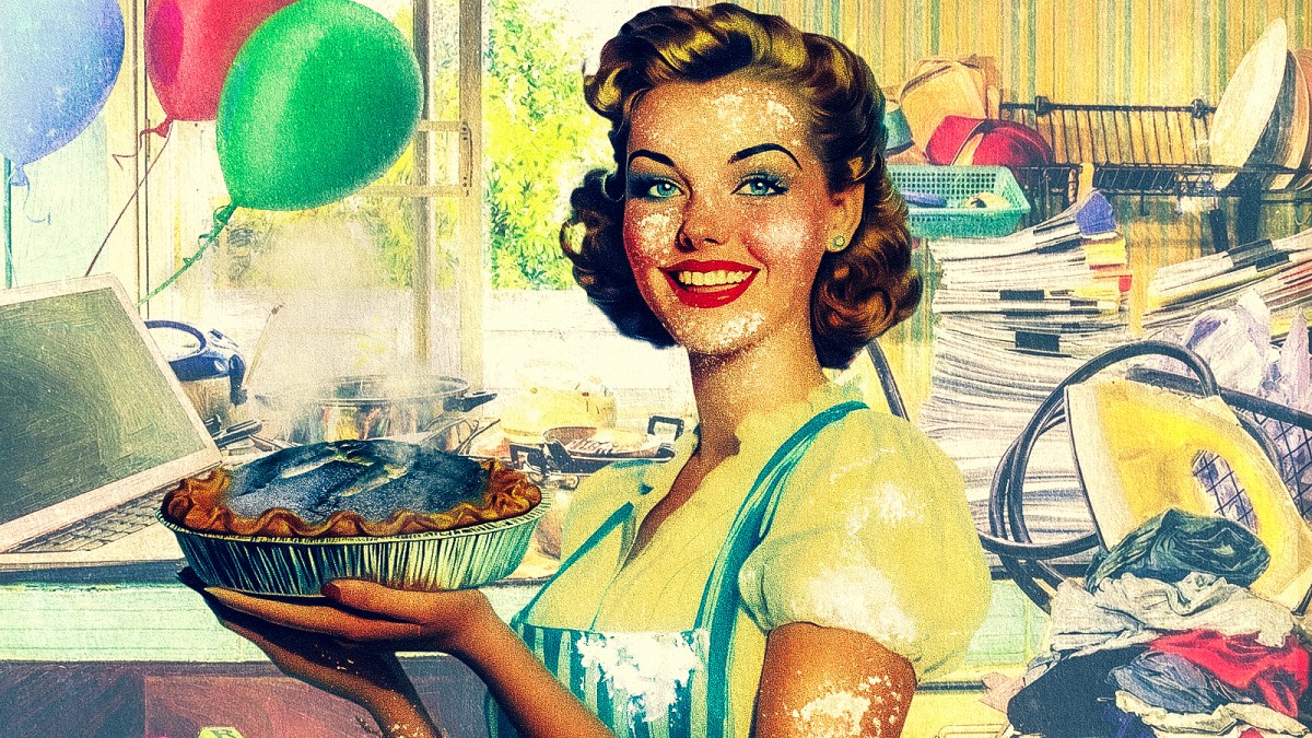 Feminists look away. Domesticity has become a luxury