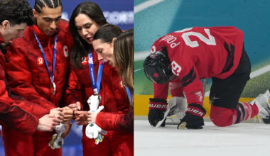 2026 Winter Olympics Day 4 recap: Team Canada wins silver medal in short-track speed skating mixed relay, as Poulin is ruled out against Team USA