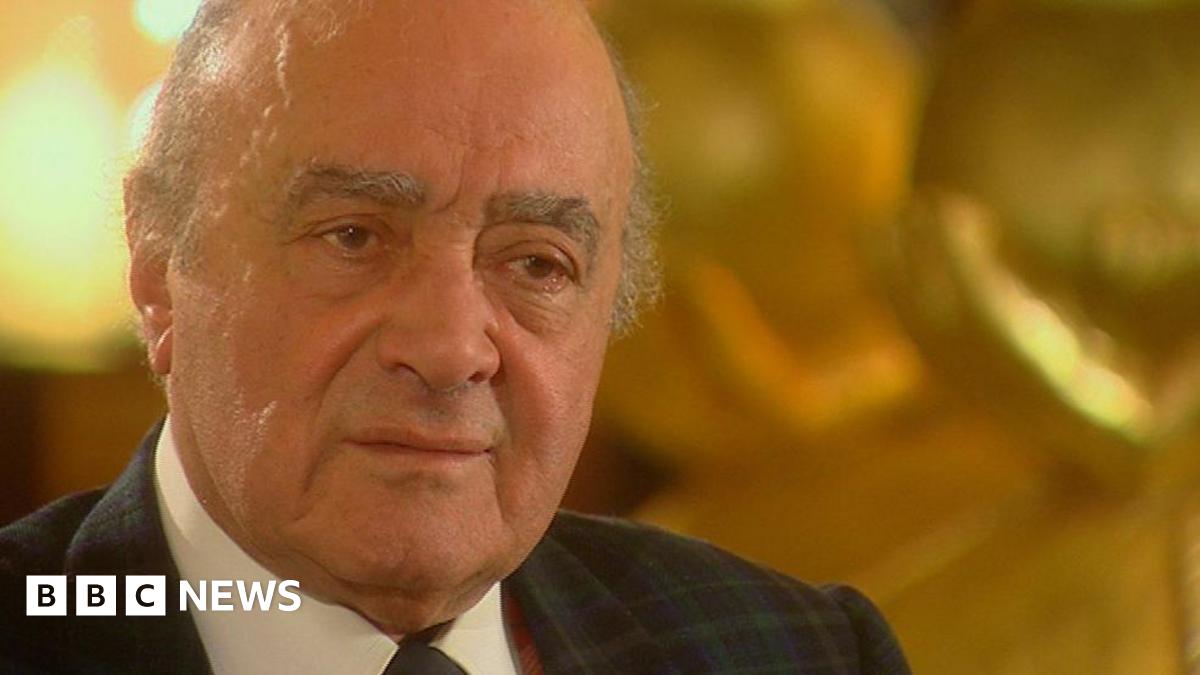 A close-up picture of Mohammed al Fayed.