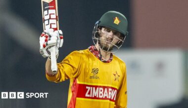 Brian Bennett hits 97* but India beat Zimbabwe - BBC