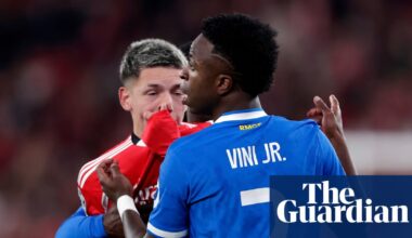 Vinícius Júnior takes aim at racist ‘cowards’ after Benfica’s defeat by Real Madrid | Vinícius Júnior