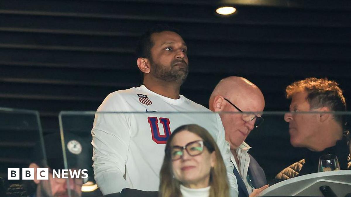 Kash Patel watches the Olympics