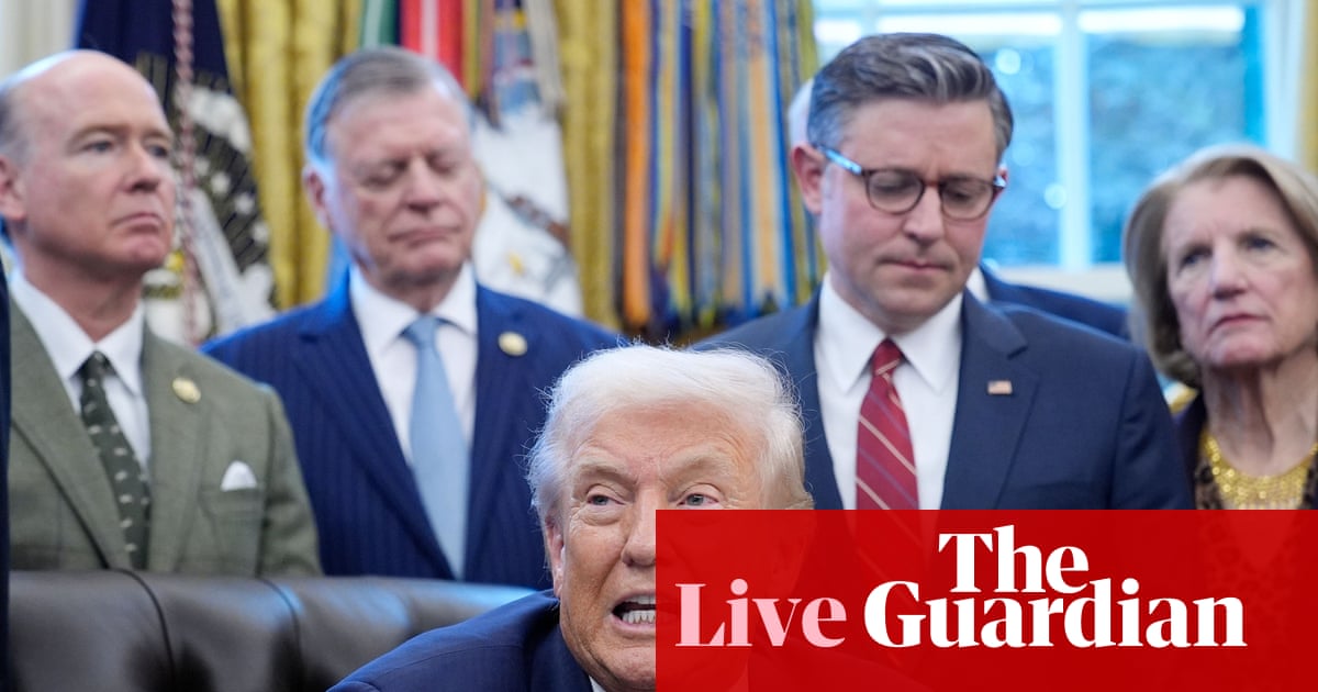 Trump calls for Americans to ‘move on’ from Epstein files – US politics live | Donald Trump