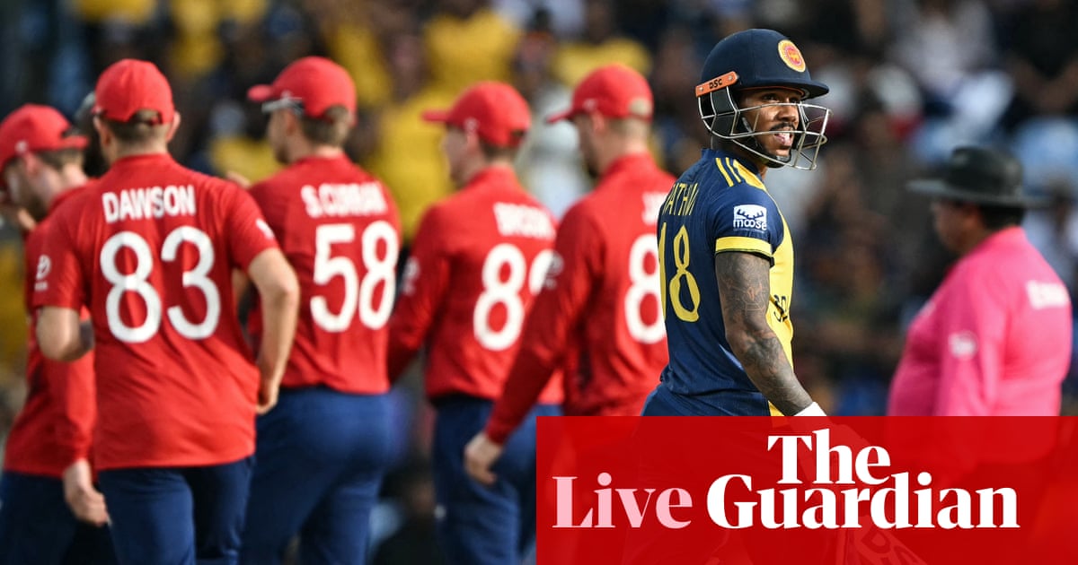 Sri Lanka v England: T20 World Cup Super 8s cricket – live | T20 World Cup 2026