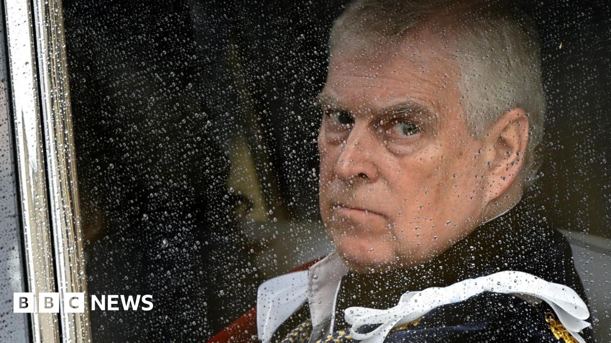 Andrew Mountbatten-Windsor in 2023 when he was still a prince