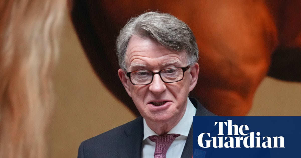 Mandelson should hand back US ambassador payout, says cabinet minister | Peter Mandelson