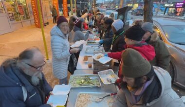 Grassroots group in Etobicoke under fire for setting up outside Toronto seniors housing building - CTV News