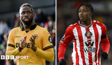 A split picture of Tolu Arokodare and Romaine Mundle