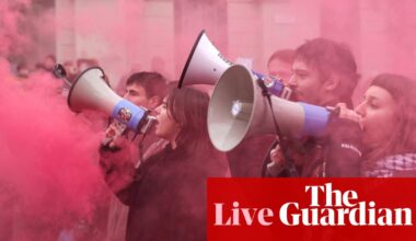 Winter Olympics 2026: Anti-ICE protests before opening ceremony, Vonn completes training run – live | Winter Olympics 2026