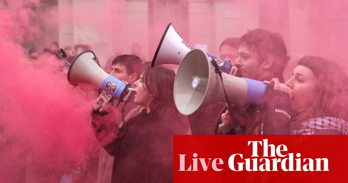 Winter Olympics 2026: Anti-ICE protests before opening ceremony, Vonn completes training run – live | Winter Olympics 2026