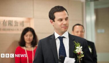 A composite image of the front pages of the Times and the Guardian on 28 February