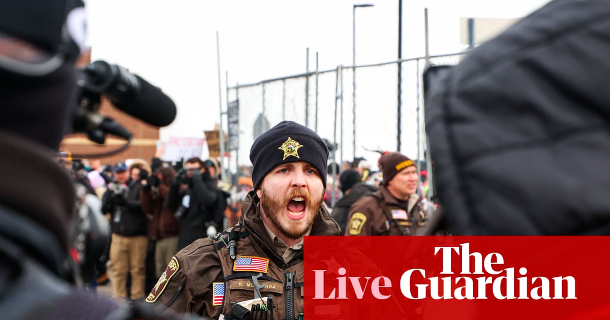 Sheriff of Minnesota’s largest county says it still won’t cooperate with ICE after end of state operation announced – live | US immigration