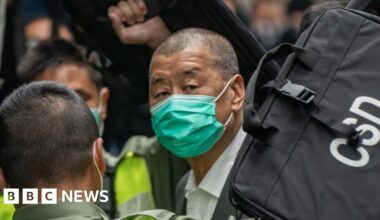 Twenty years is 'a death sentence', son of British media tycoon jailed by China says - BBC