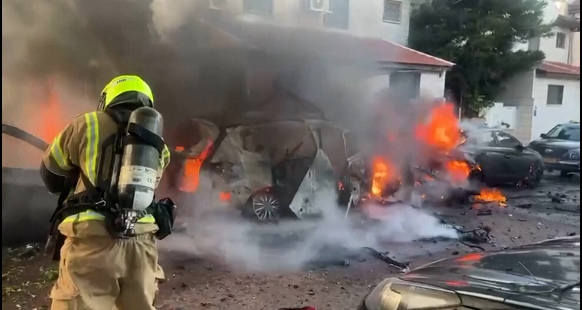 Scattered fires, damage seen across Israel as Iran retaliates | Israel-Iran conflict