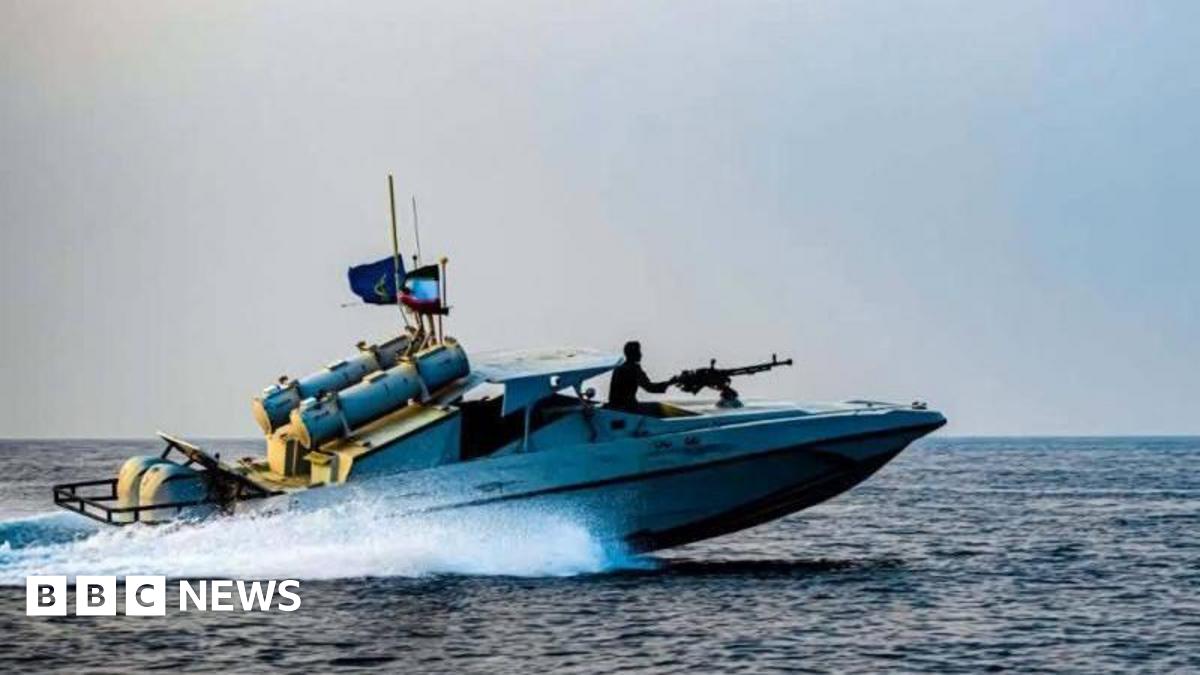 Iranian gunboat off southern coast of country in Dec 2025